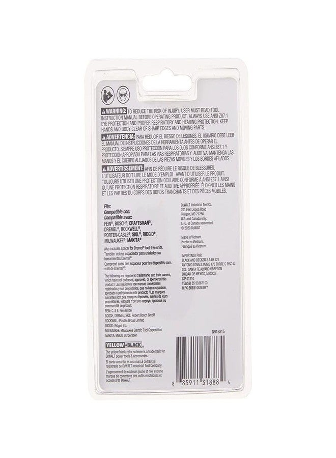 DEWALT Dwa4208 Oscillating Wood Detail Blade, Black - Image 4