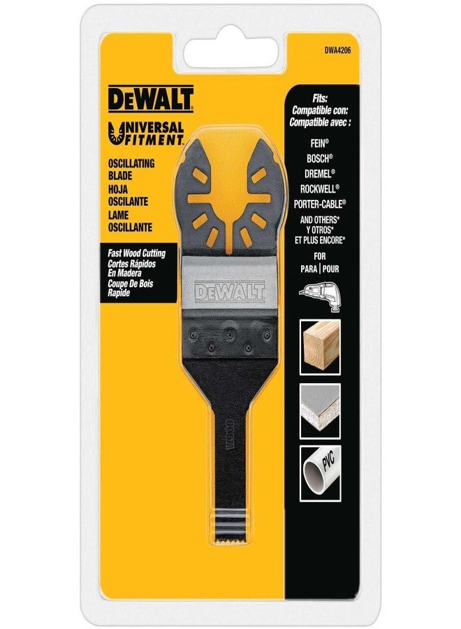 DEWALT Dwa4208 Oscillating Wood Detail Blade, Black - Image 3
