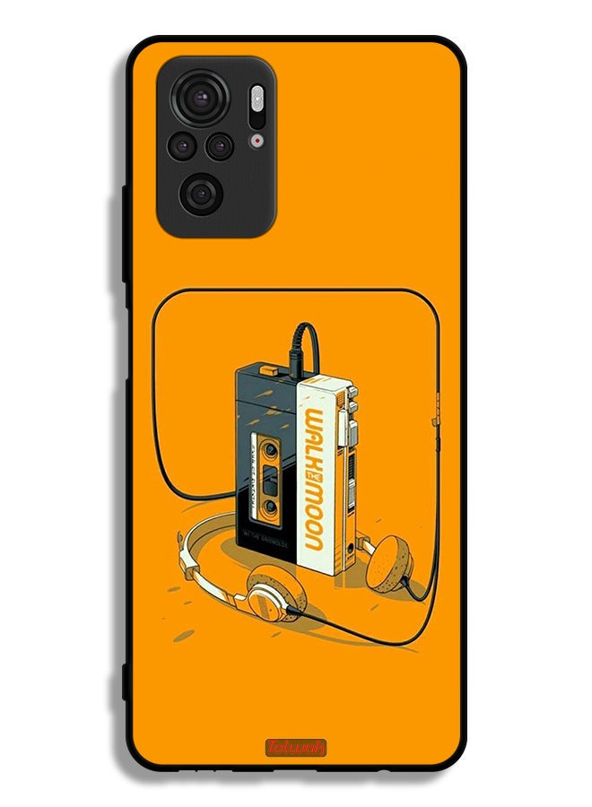 Tolwak Xiaomi Redmi Note 10 4G Protective Case Cover Walk The Moon - Image 2