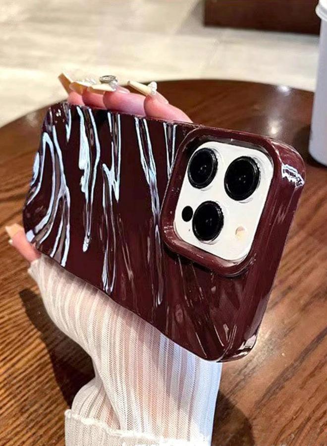 Take Two Burgundy iPhone Case with Textured Design - Image 4