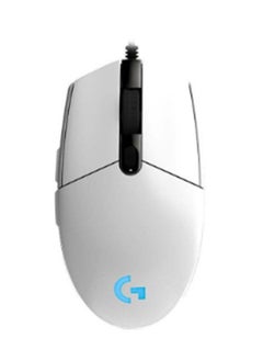 Logitech Logitech G102 Light Sync Gaming Mouse with Customizable RGB Lighting, 6 Programmable Buttons, Gaming Grade Sensor, 8 k dpi Tracking,16.8mn Color, Light Weight (White)  - Image 1