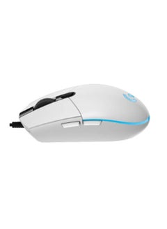 Logitech Logitech G102 Light Sync Gaming Mouse with Customizable RGB Lighting, 6 Programmable Buttons, Gaming Grade Sensor, 8 k dpi Tracking,16.8mn Color, Light Weight (White)  - Image 5
