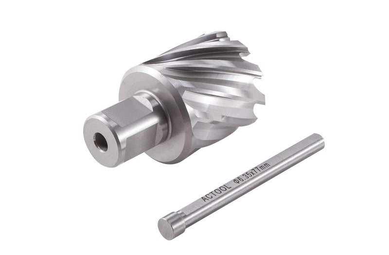 ACTOOL 1-7/16" Diameter × 1" Depth of Cut HSS ANNULAR Cutter with 3/4'' Weldon Shank - Image 4