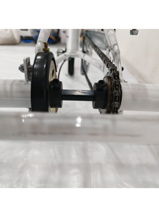 PROYARD 3TYERS bike 26 INCH WHITE color . - Image 2