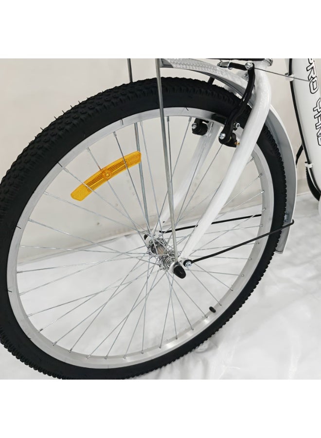 PROYARD 3TYERS bike 26 INCH WHITE color . - Image 3