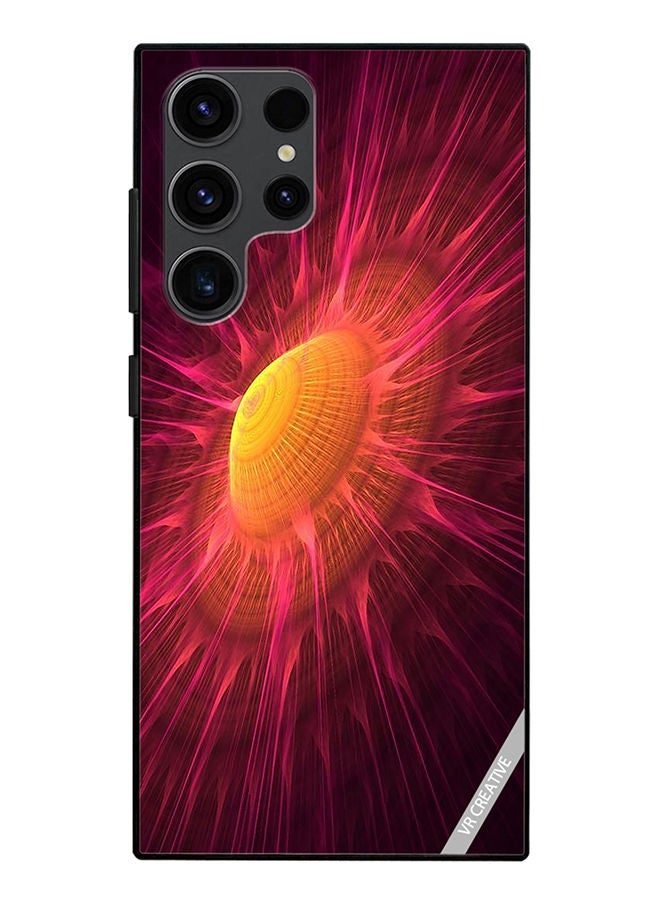 VR CREATIVE Protective Case Cover For Samsung Galaxy S23 Ultra 5G Abstract Design Multicolour - Image 1