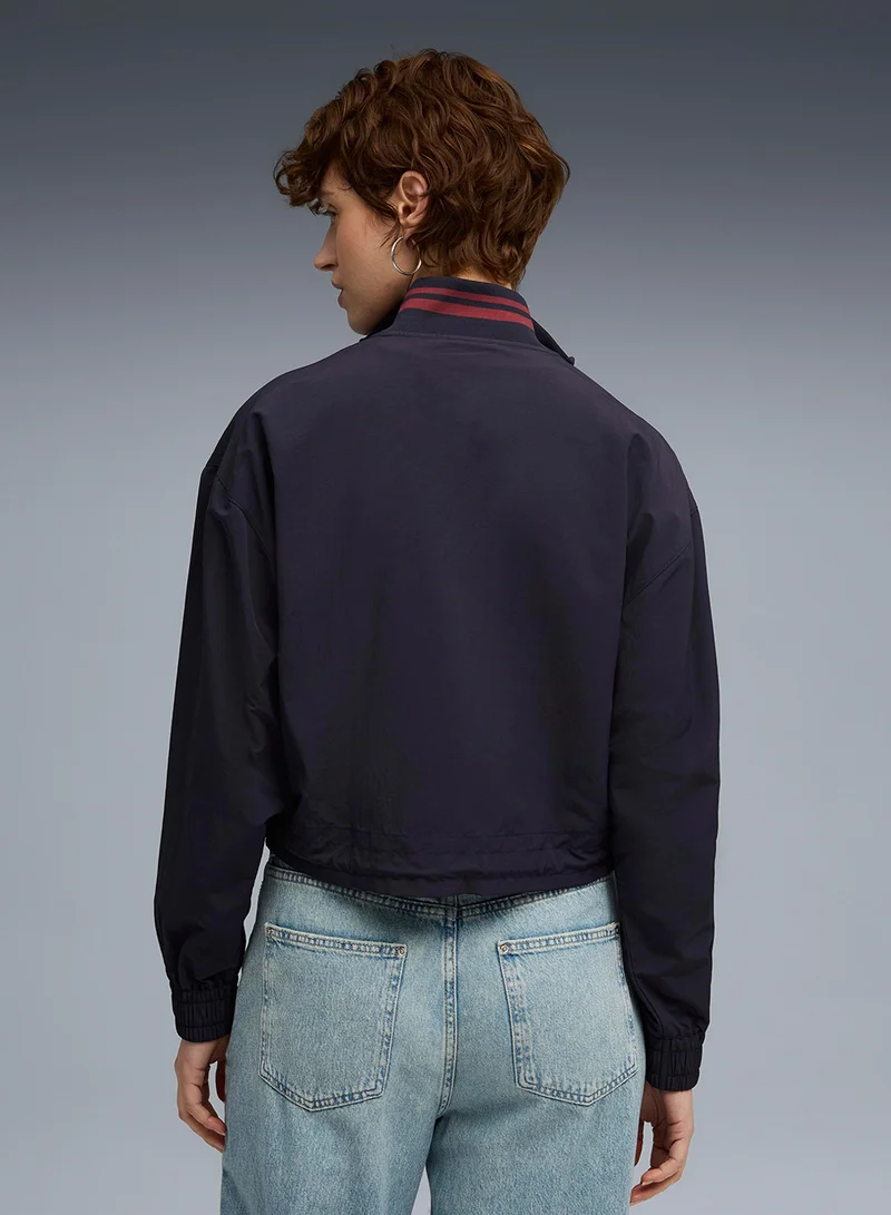 بوما جاكيت نسائي أساسي مريح منسوج فاخر