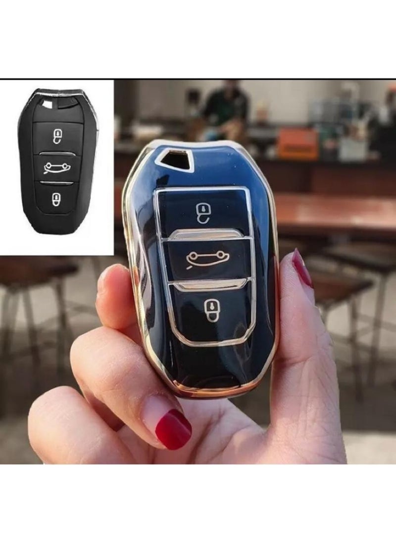 EC Shop Şenyıldız Aksesuar Peugeot 208 308 508 2008 3008 5008 Rifter Key Protection Case Switchless 