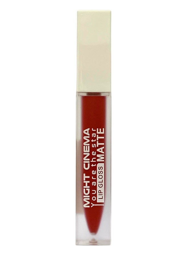 Might Cinema Lip Gloss Matte Velvety Waterproof - Shade Number 212 - Image 2