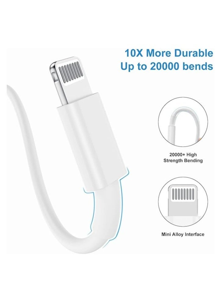 Raxoom iPhone Fast Charger Lightning Cable [Apple MFi Certified] USB-C to Lightning Cable 1M Fast Charging Compatible with iPhone14/14 Plus/14 Pro/14 Pro Max/13/13pro/12/12 Pro/12 Pro Max/11/iPad - Image 4