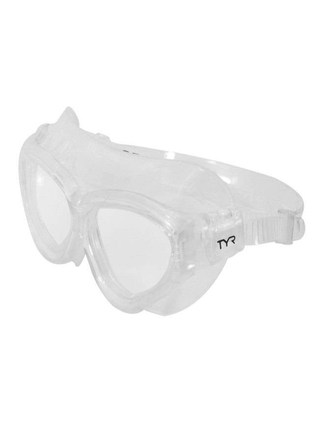 TYR Flex Frame Swim Mask Swimming Goggles (Clear) - Image 1