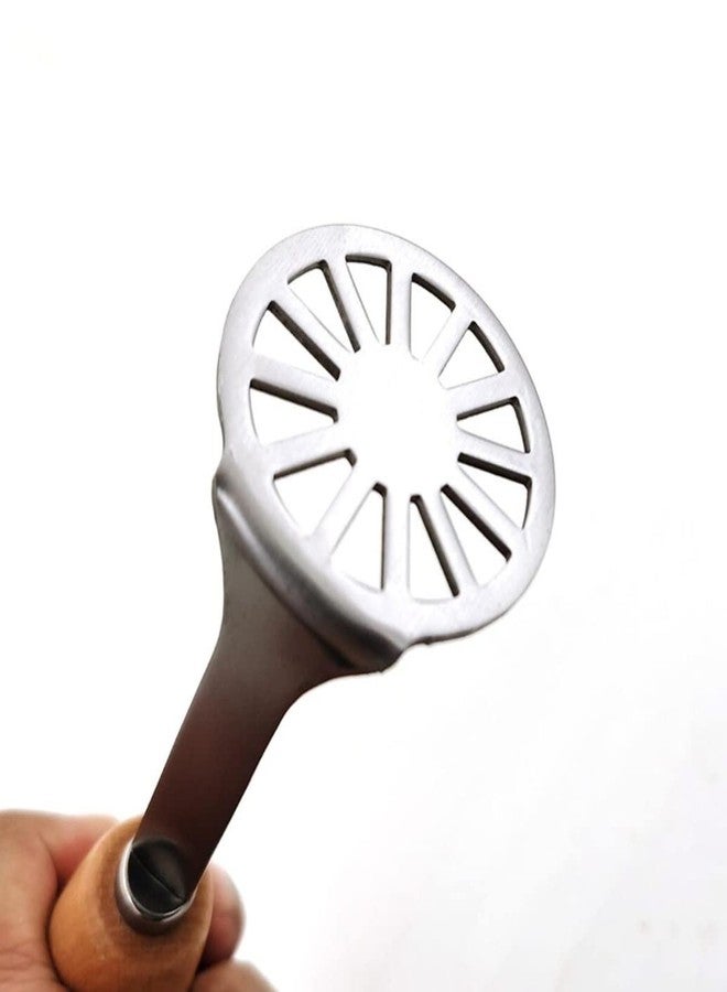 MayeBridge Mini Potato Masher,Avocado Masher with Wood Non Slip Handle,Stainless Steel Masher Kitchen Tool - Image 3
