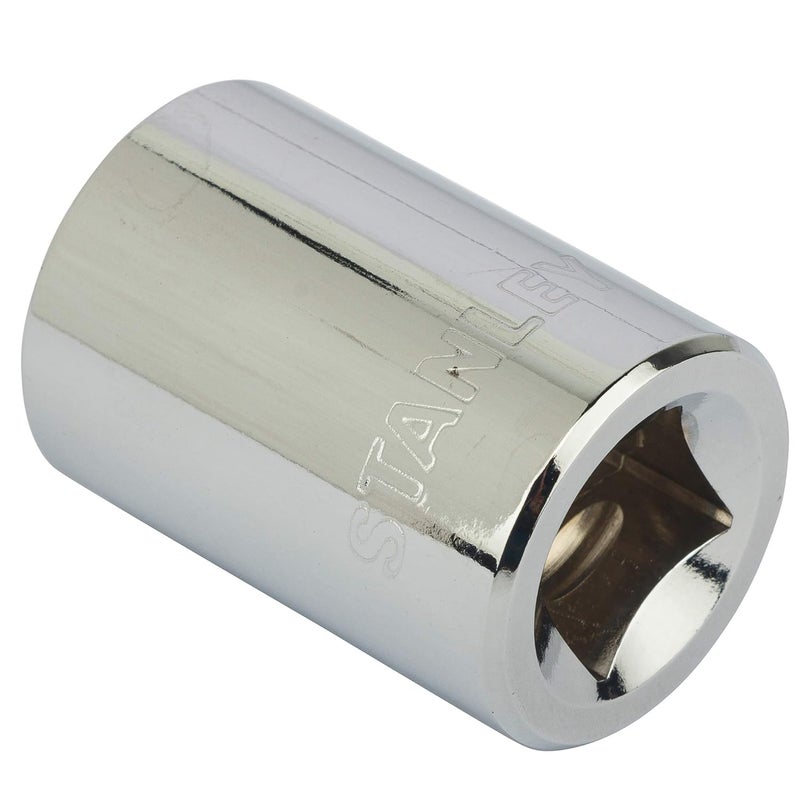 Stanley STANLEY 188791 Chrome Vanadium Steel 12 Point Standard Socket 12 inch 19 mm Silver  - Image 2