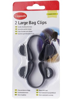 Clippasafe Baby Kids Child Safety Premium Bag Clips Large Size 2 Pack  - Image 1