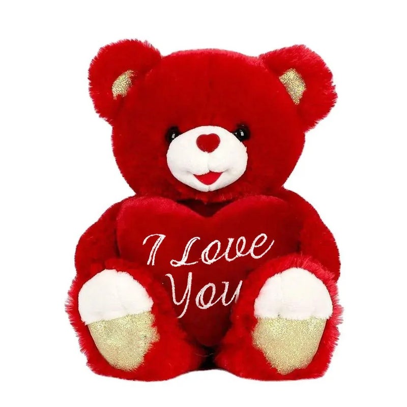 Y&D I Love You Red Heart Teddy Bear Plush Animal Doll ized Large Teddy Bear Plush Toy Valentine's Day Gift - Image 3