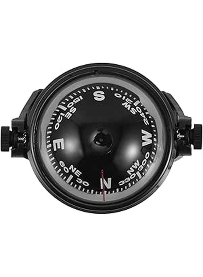 Black Car Dashboard Compass With Magnetic Declination Correction For Boat Outdoor Vehicle - Image 1