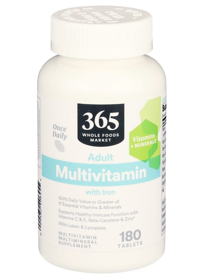 365 by Whole Foods Market 365 by Whole Foods Market, Multi Adult with Lutein Lycopene One Daily, 180 Tablets 