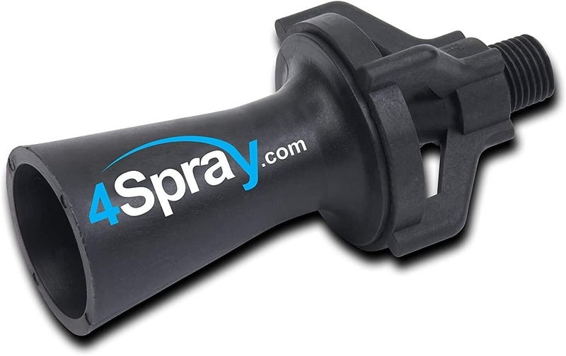 4SPRAY Eductor Nozzle - BSPT Fluid Mixing Eductors - Glass Reinforced Polypropylene - Minimal Maintenance and Clog Resistant Tank Mixing Agitation Nozzles - 1/2 inch (1 Count) - Image 1