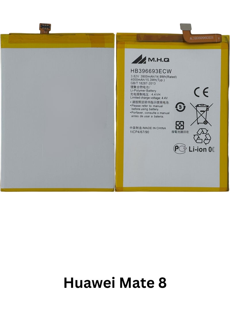 بطارية Huawei Mate 8: NXT-AL10, NXT-L09, NXT-L29: HB396693ECW عالية الجودة