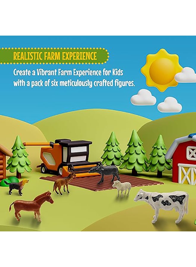 FUNFY Dinosaurs, Jungle and Farm   of 18 Pcs | Learning Educational Animal Toy Set for Kids of 3+ Year | Gifting | Plastic Realistic All Kind of Animal Playset for Kids - Image 2