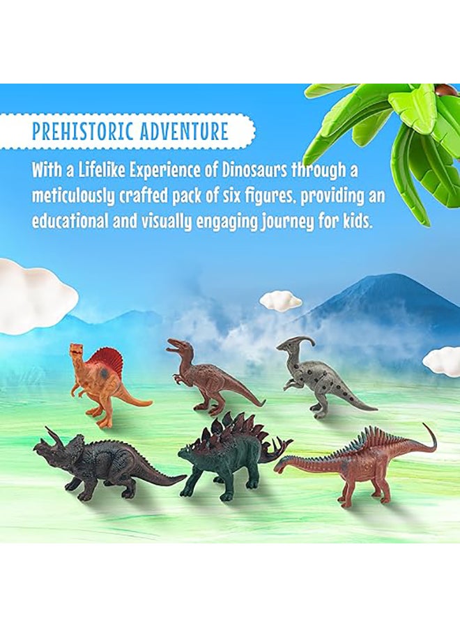 FUNFY Dinosaurs, Jungle and Farm   of 18 Pcs | Learning Educational Animal Toy Set for Kids of 3+ Year | Gifting | Plastic Realistic All Kind of Animal Playset for Kids - Image 3