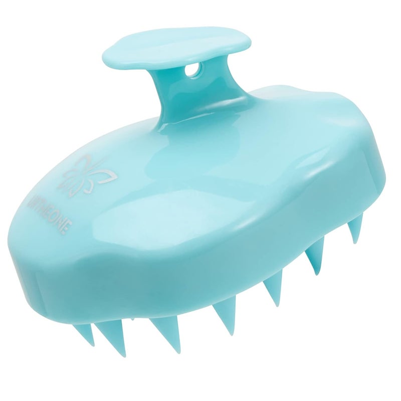 Hair Scalp Massager Shampoo BrushSoft Silicone Hair Scrub Brush for Wet Dry Hair Relax Scalp Reduce DandruffPromote Hair GrowthScalp Scrubber Hair Care Tools for Shower Blue