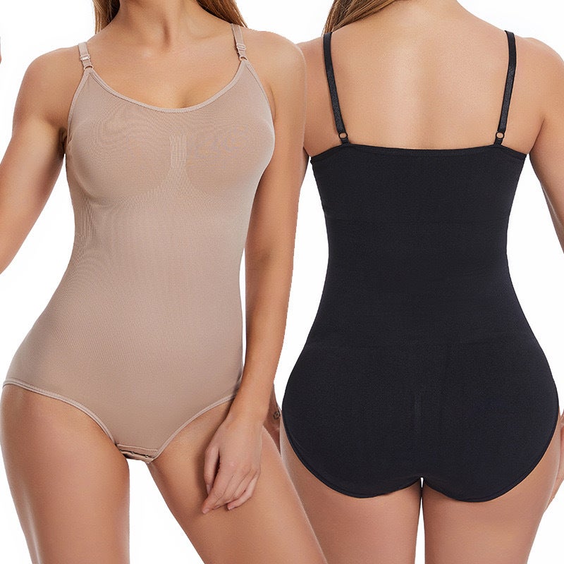 One-Piece Shapeware Women'S Abdominal Pants Open Hip Shaping Suspenders Underwear Elastic Corset - Image 3