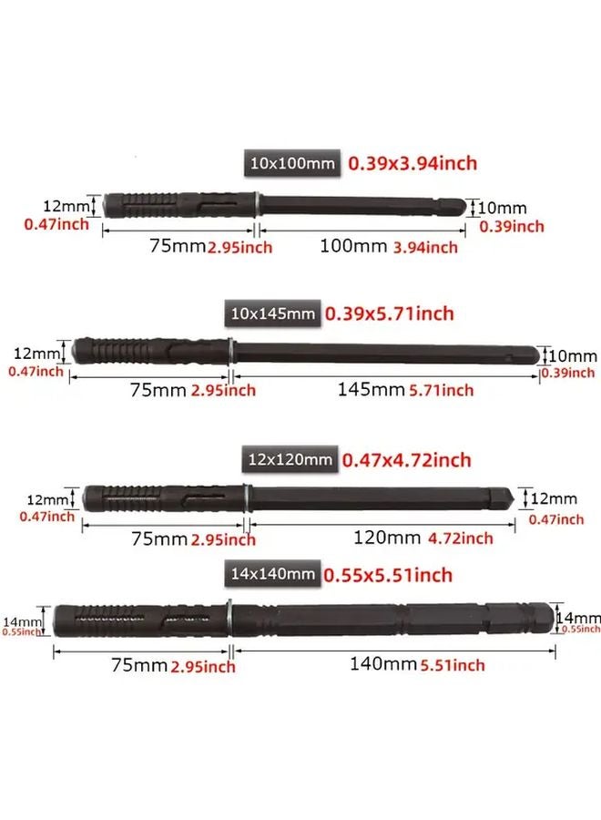 10Pcs 14x140mm Hidden Shelf Support Brackets With Expansion Nails For Fixed Shelves - Image 3