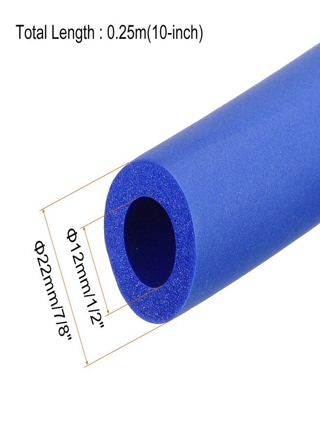 MECCANIXITY Foam Grip Tubing Handle Grips 12mm(1/2") ID 22mm OD 10" Blue for Utensils, Fitness, Tools Handle Support - Image 3