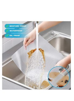 Spaceshoop Waterproof Anti-Slip Shelf Liner for Home 60 x 150cm - Rough White  - Image 2