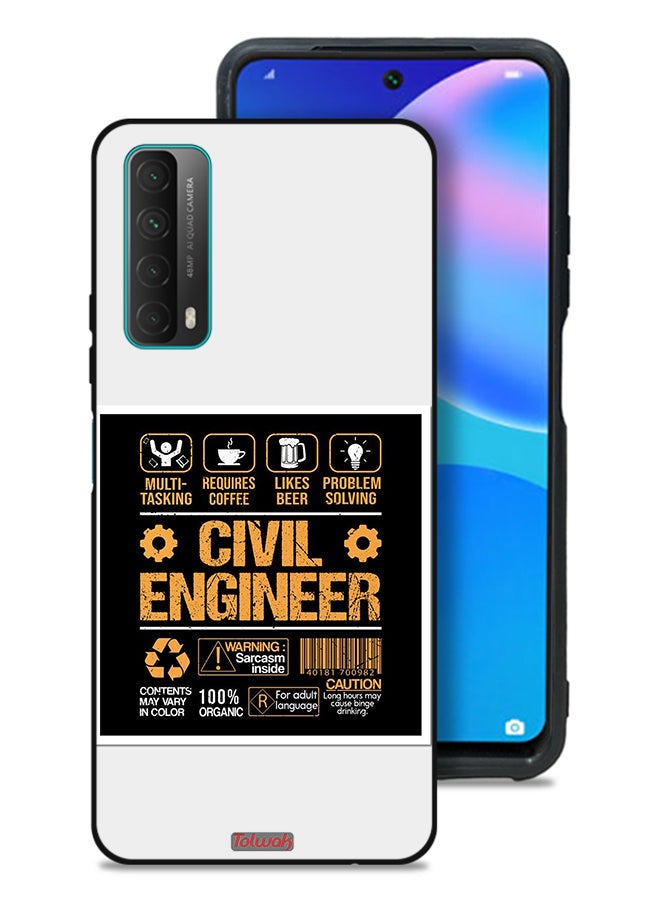 Tolwak Huawei Y7a Protective Case Cover Civil Engineer Sticker - Image 1
