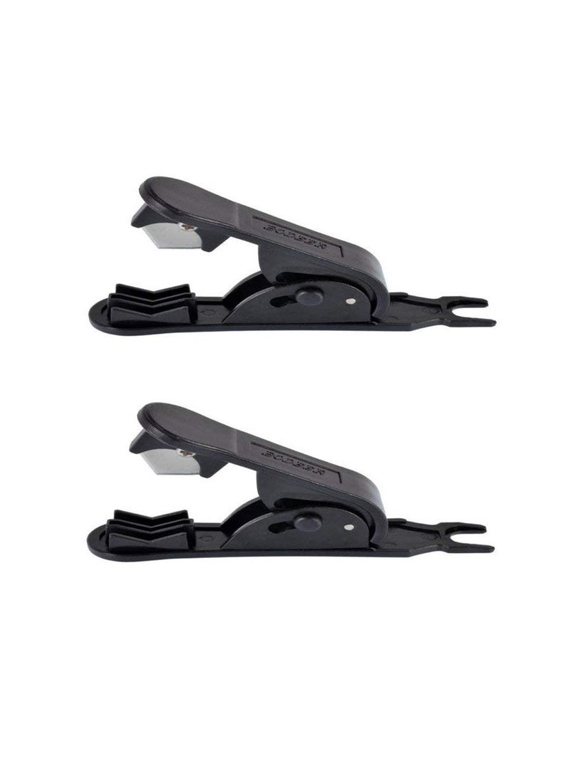 KRplus KRPLUS RO Pipe Tube Cutter for 14 38 12 PVC Nylon PU for RO Reverse Osmosis System Black Pack Of 2  - Image 1
