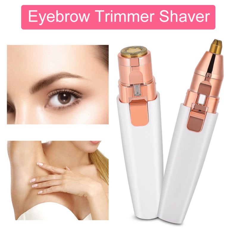 Portable Shaver: 360° All-Round Shave, Removable Rotating Blade - USB Charging, Lipstick-Shape Design, Facial Hair Trimmer for Travel, Daily Facial Grooming & Eyebrow Shaping - Image 1