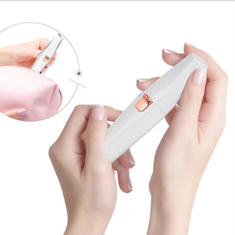 Portable Shaver: 360° All-Round Shave, Removable Rotating Blade - USB Charging, Lipstick-Shape Design, Facial Hair Trimmer for Travel, Daily Facial Grooming & Eyebrow Shaping - Image 5