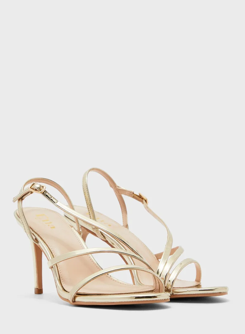ELLA Skinny Strap Stiletto Heel Sandal