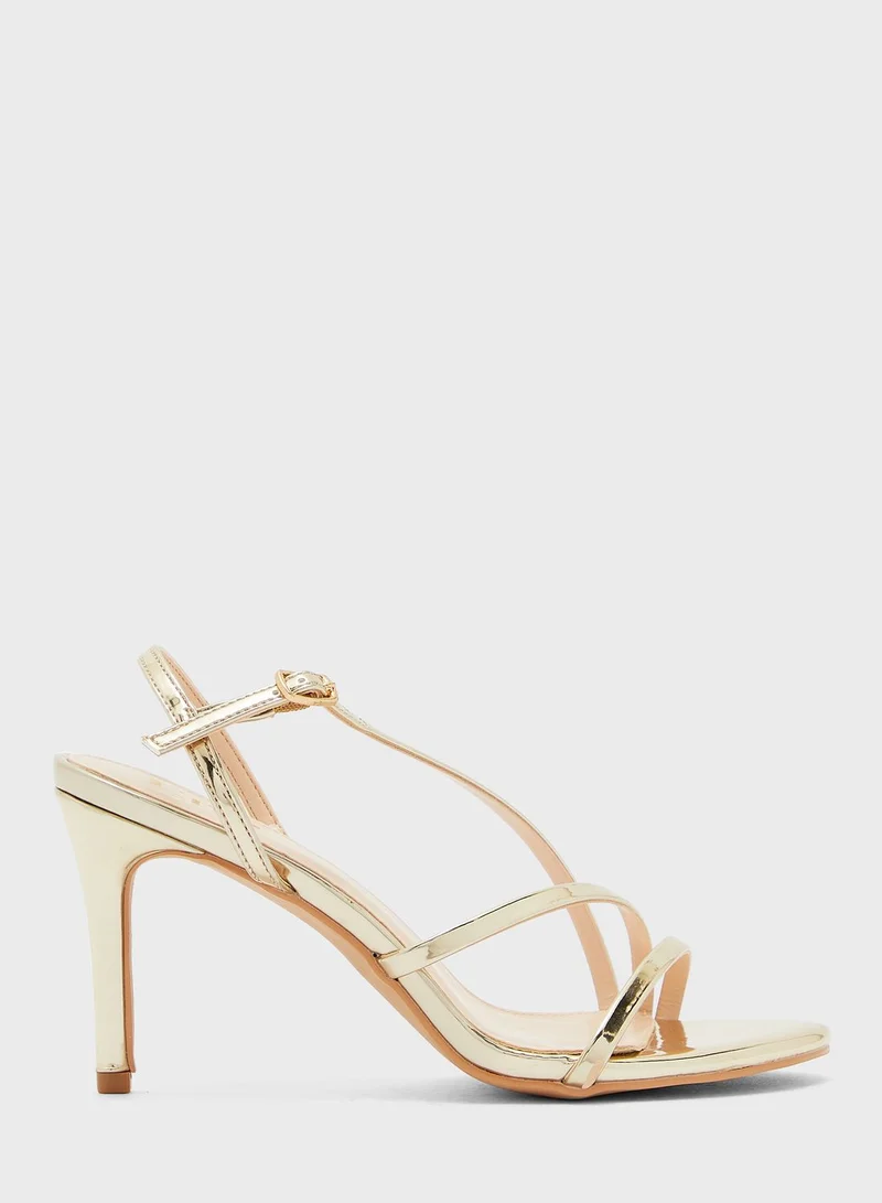 ELLA Skinny Strap Stiletto Heel Sandal