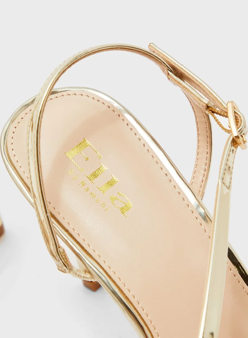 ELLA Skinny Strap Stiletto Heel Sandal