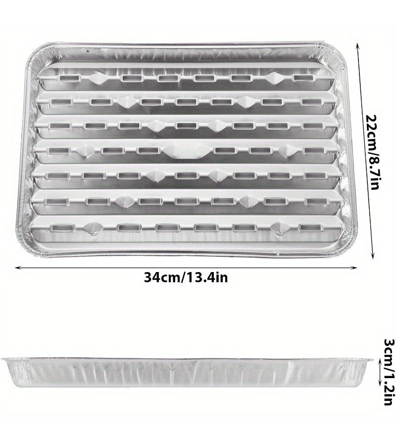 10pcs Disposable Aluminum Foil Plates for Cooking Baking Storage Picnic - Image 3
