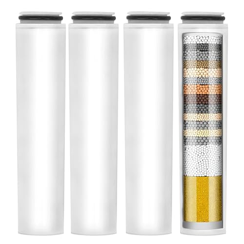 Tnnluku 4 Pack Shower Head Filter Replacement Compatible With Cobbe Handheld Shower Head Filters for Hard Water Removes Chlorine Heavy Metals to Improve Skin Hair - Image 1
