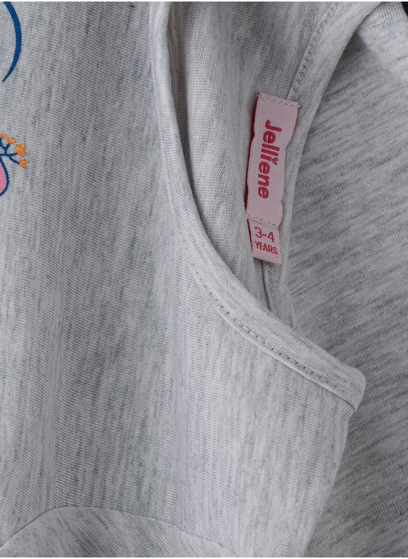 Jelliene Sunshine Squad: Girls' Comfy Cotton Tees Playful Prints & Summer Fun  - Image 3