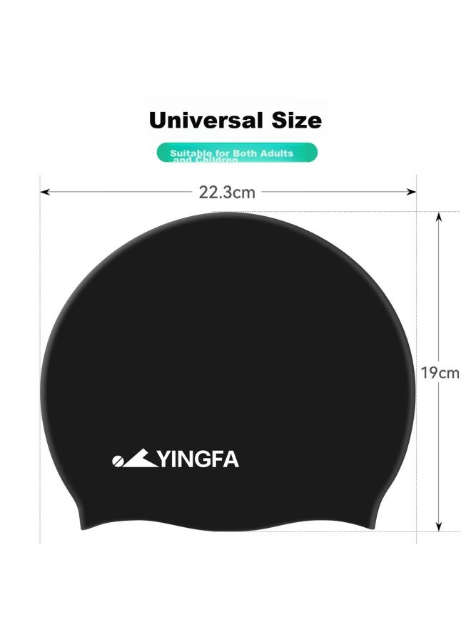 Yingfa Myopia Swimming Goggles And Cap Two-piece Set, High-definition Anti-fog Gl, Comfortable Non-binding Head Swimming Set, Black, 300 Degrees - Image 4