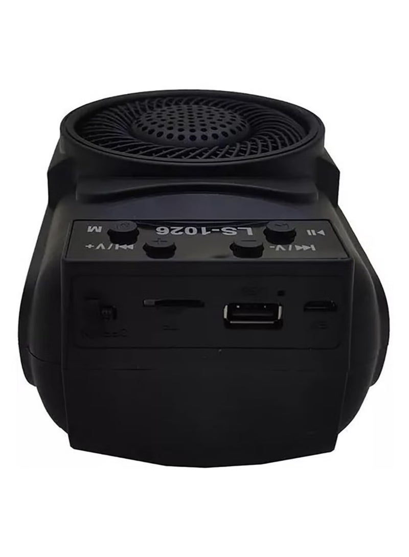 LS-1026 Super Bass Bluetooth Portable RGB Light Mini Speaker  - Image 3
