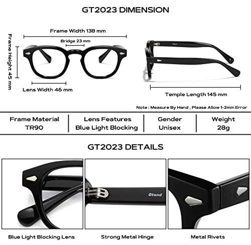 Gtand Unisex Vintage Retro Round Style Tinted Sunglasses For Men Women Fashion Circle Sun Glasses 46mm - Image 5