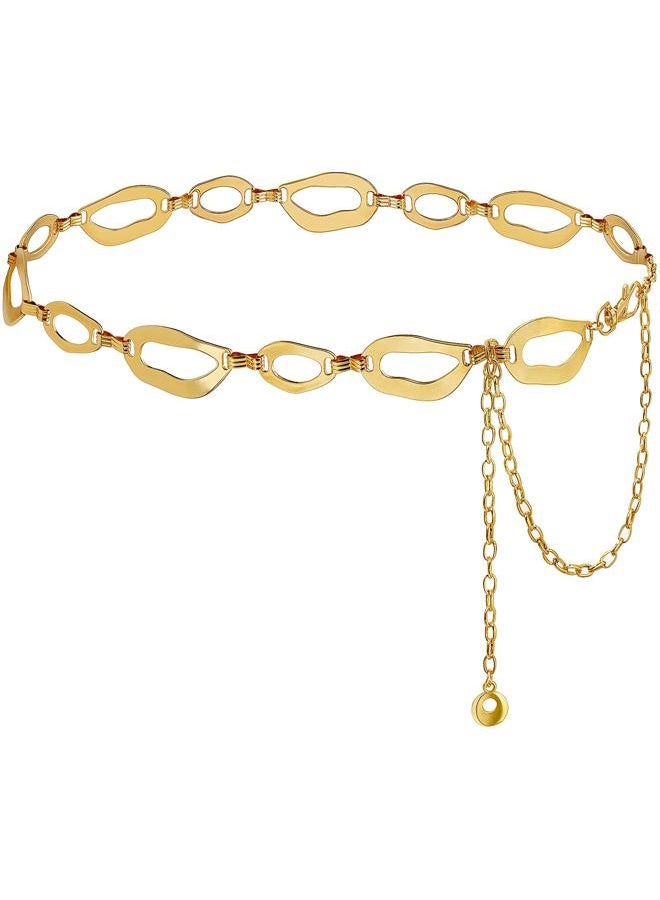 Suyi Waist Chain for Women Ladies Chunky Chain Belt for Dresses 120CM Gold 2 - Image 1