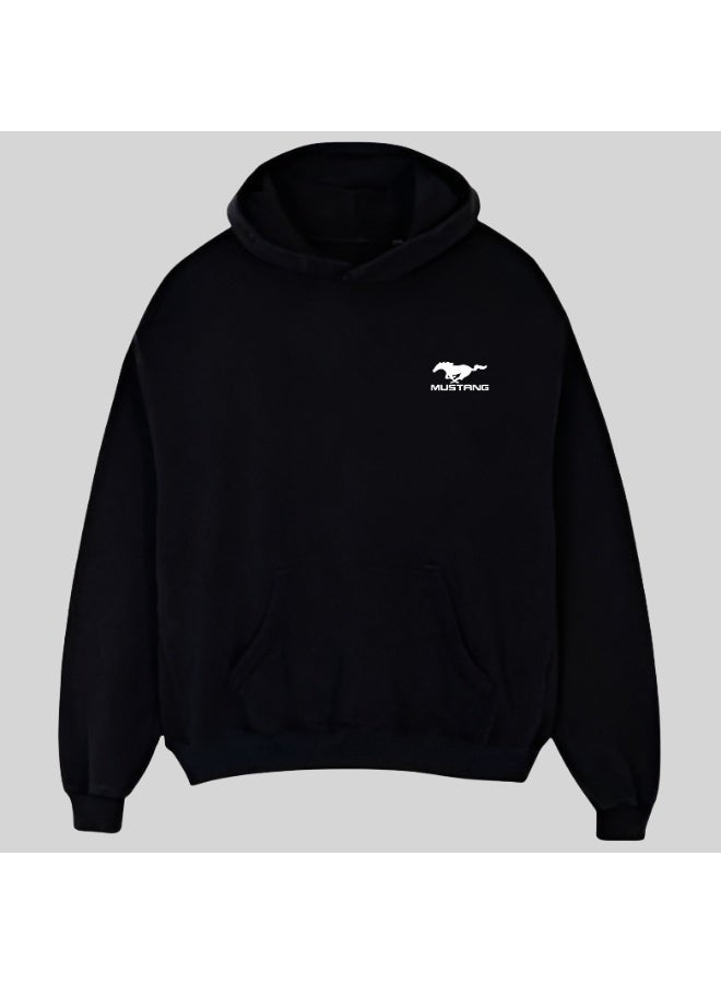 Khamsify Premium GT500 Edition Hoodie – Heavyweight Cotton Streetwear Pullover – High-Performance White Muscle Car Back Print Casual Sweatshirt - Image 4