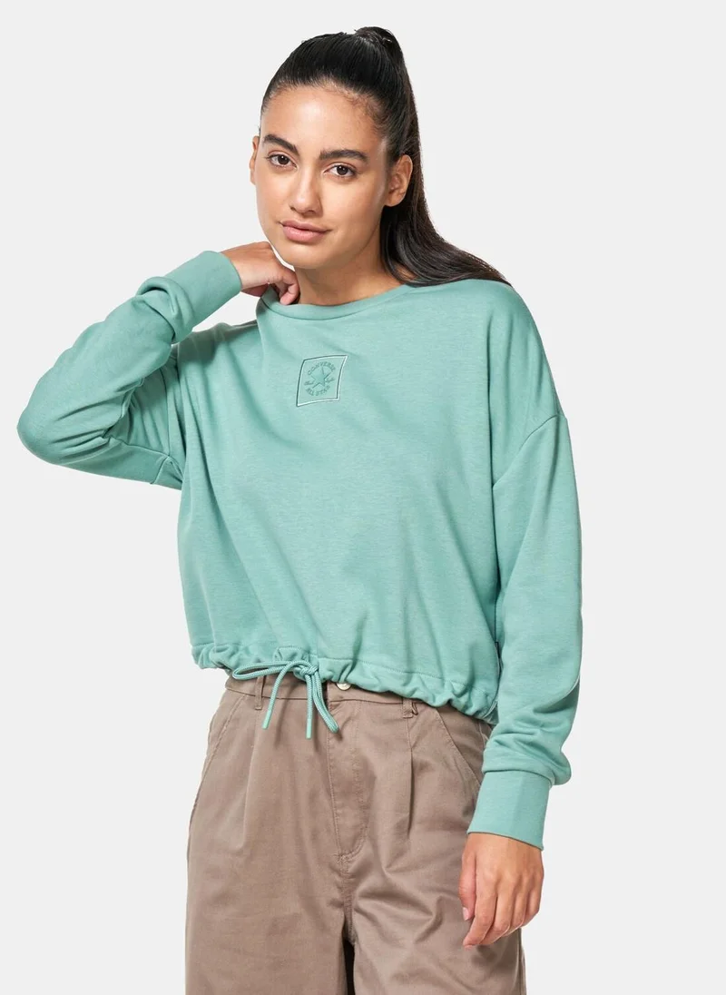 كونفرس Women's Chuck Taylor Logo Sweatshirt
