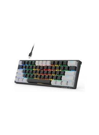 AULA F3261 RGB effect USB Mini Mechanical Gaming Keyboard Red Switch 61 Keys Wired Separated detachable cable for Mac Windows - pzsku/Z355058C2DBE187FD516AZ/45/_/1692105996/3d066659-00c5-46e5-a742-084d7d0c2085