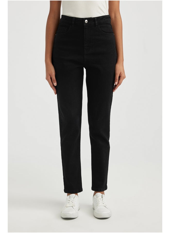 DeFacto Woman Comfort Mom Denim Trousers  - Image 1