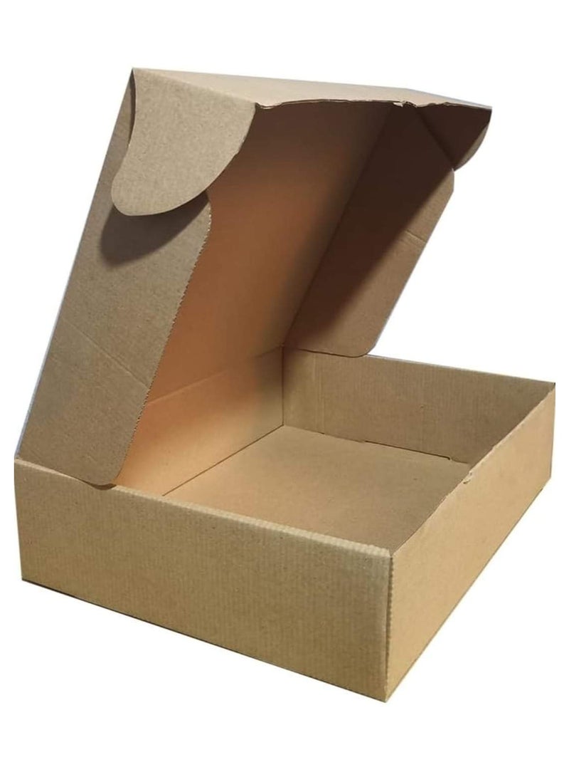 صندوق كرتون، مقاس 40 سم طولًا * 30 سم عرضًا * 10 سم ارتفاعًا، 10 قطع - Image 1