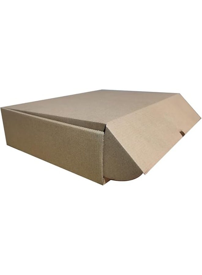 صندوق كرتون، مقاس 40 سم طولًا * 30 سم عرضًا * 10 سم ارتفاعًا، 10 قطع - Image 2